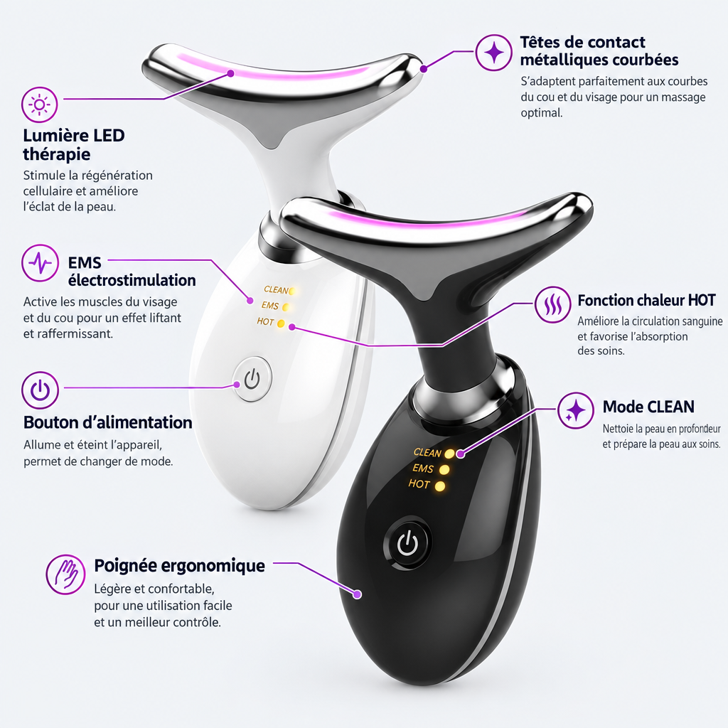 Masseur anti acné/ride